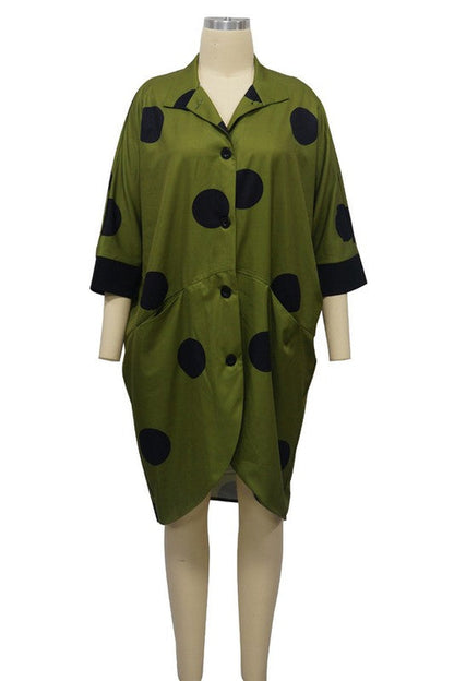 WOMEN FASHION SHIRT DRESS