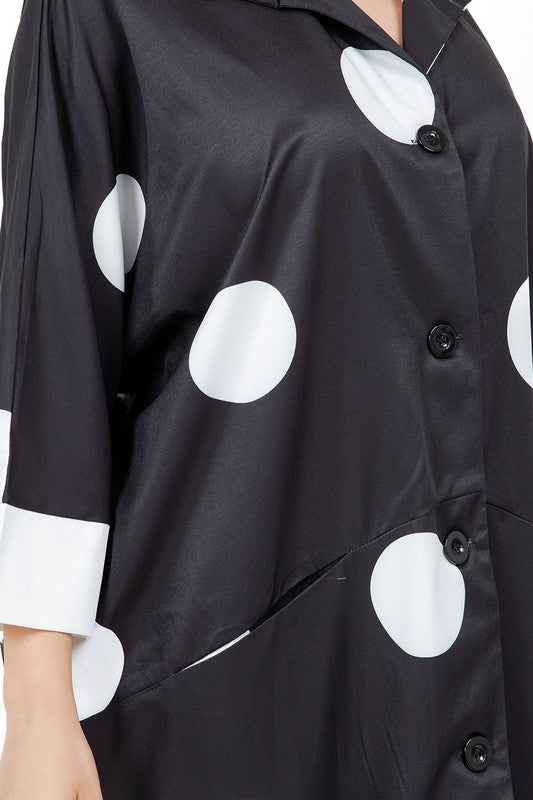 WOMEN FASHION SHIRT DRESS