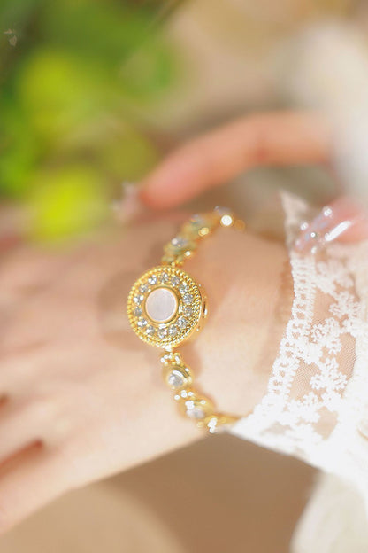 Women’s Retro Silver Flip Bracelet Watch