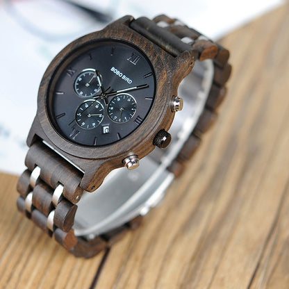 All Wooden Quartz Watch