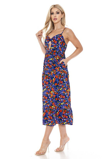 Women Floral Maxi Dress