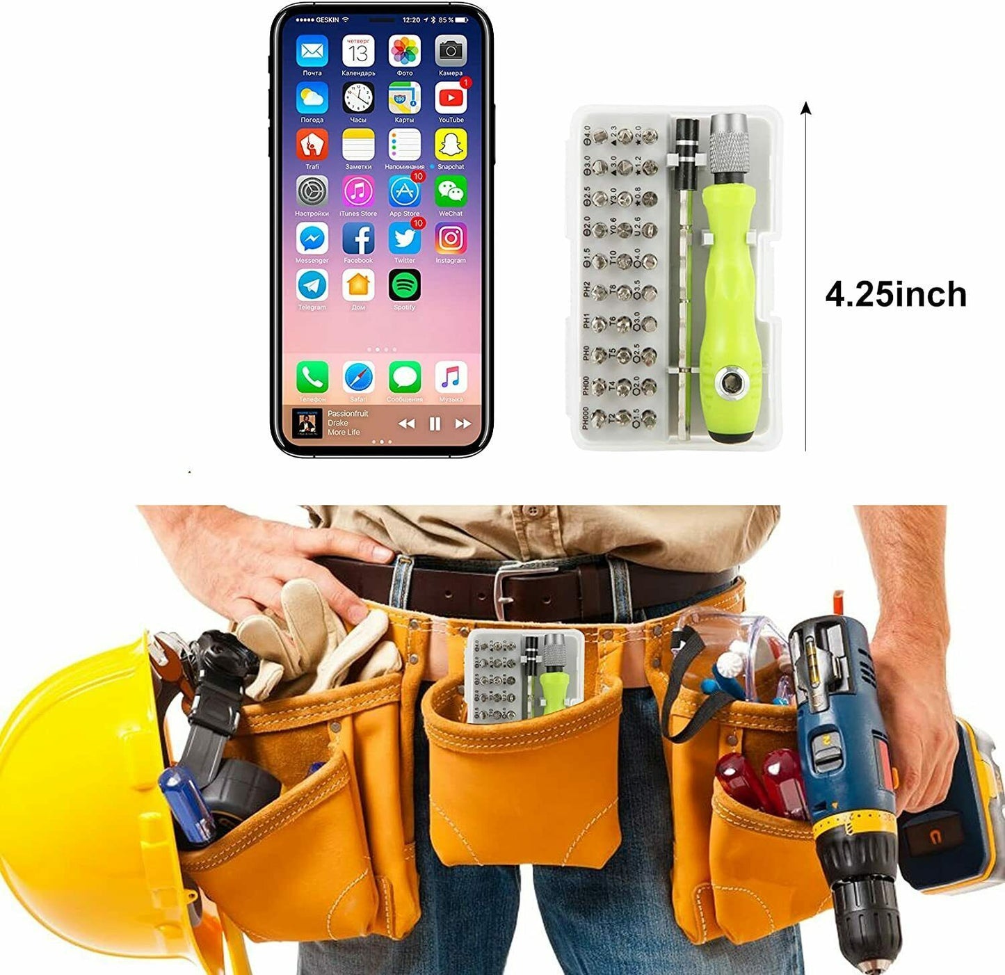 32 IN 1 Small Magnetic Screwdriver Set