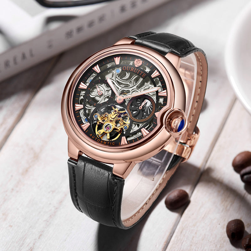 Hollow Mechanical Waterproof Watch