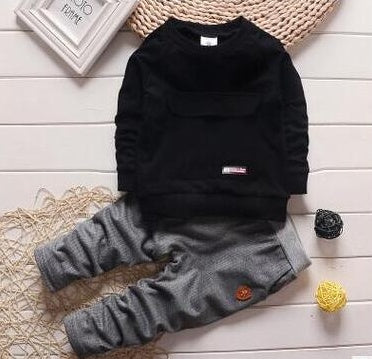 Toddler Baby Clothes Set – 0–3 Years Boys & Girls Sportswear Suit with Pants
