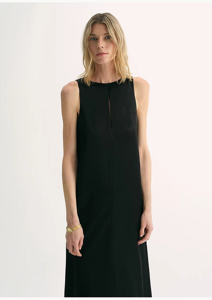 Corridor Stride Sleeveless Wool Blend Dress