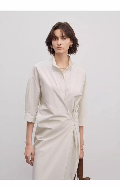 Origami Trace Wrap Dress