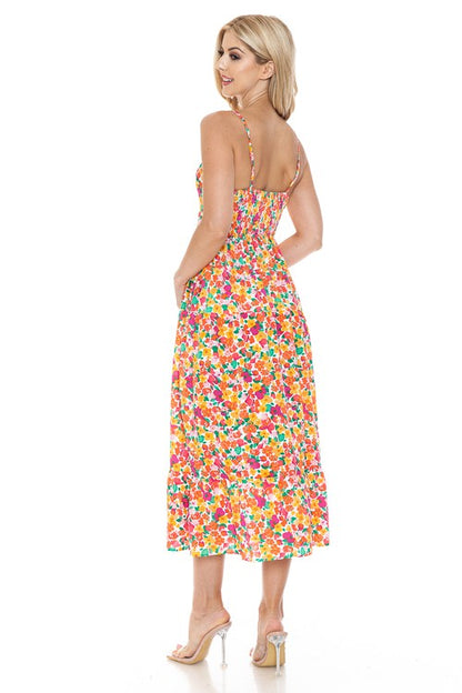 Women Floral Maxi Dress