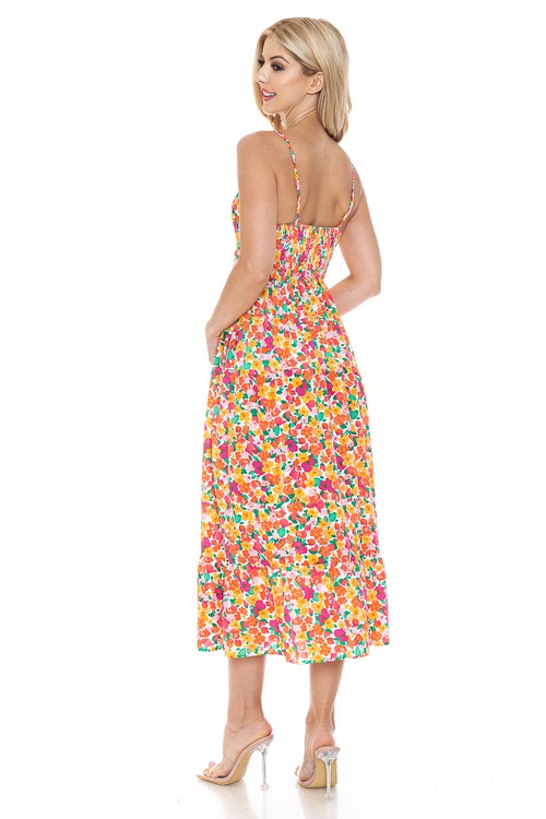 Women Floral Maxi Dress
