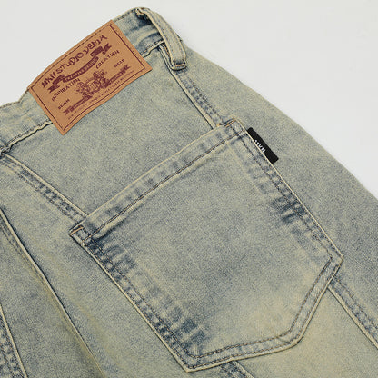 Denim Trousers American Street Fashion INS Men