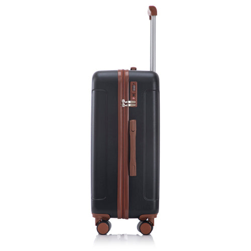 20/24/28 Inch 3-Piece ABS Spinner Luggage Set with TSA Lock & Matching Color Carry-On Suitcase