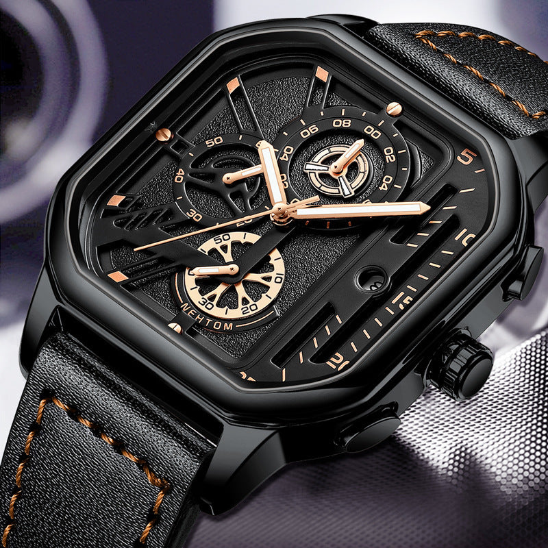 Men’s Luminous Waterproof Quartz Watch