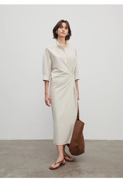 Origami Trace Wrap Dress