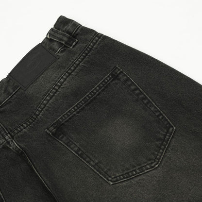 Men's Fashion Washed Denim Punk Pants