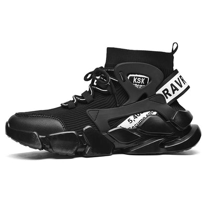 Men’s Height Boost Sneakers – Thick-Soled Casual Running Shoes