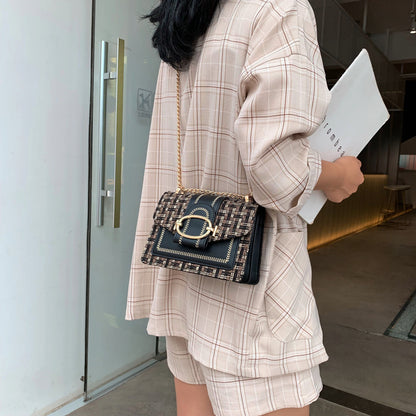 Women’s PU Crossbody Bag – Small Luxury Chain Shoulder Purse