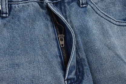 Distressed Skinny Denim Trousers For Men