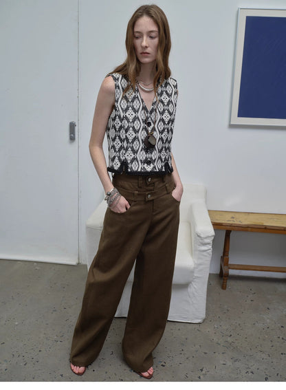 Velgrana Jacquard Heritage Vest