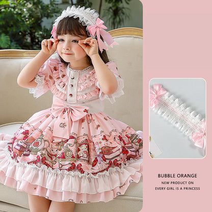 Girls' Lolita Puffy Dress