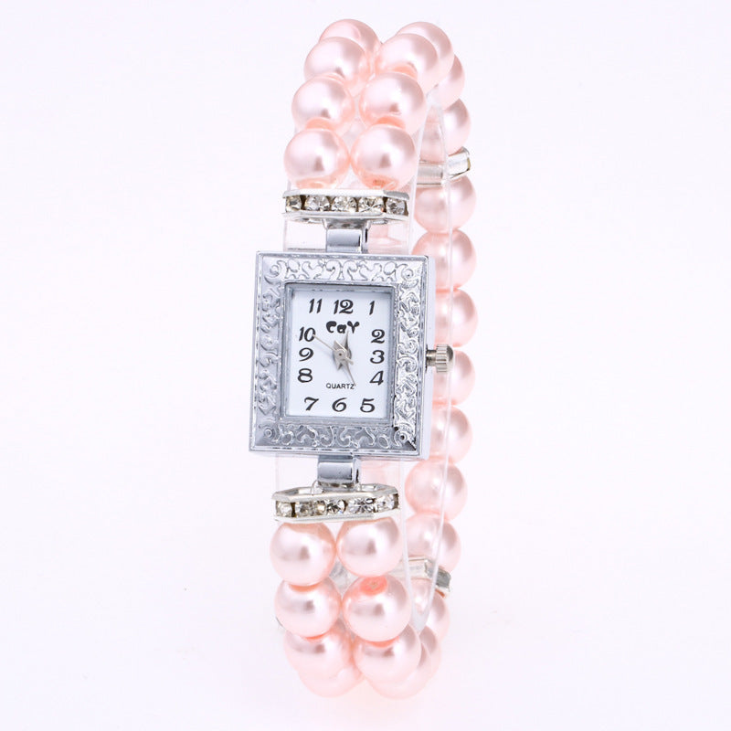 Women’s Rectangular Casual Watch with Bracelet