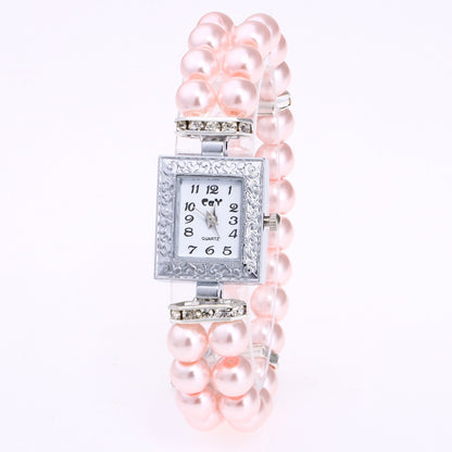 Women’s Rectangular Casual Watch with Bracelet