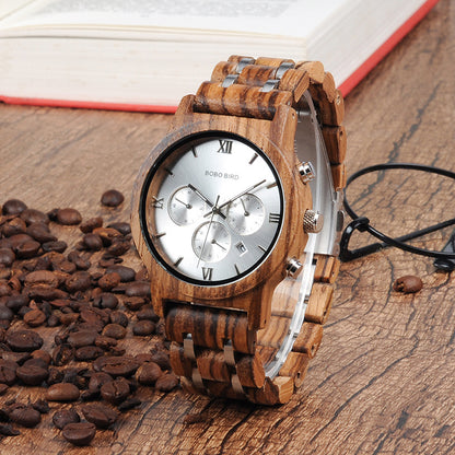 All Wooden Quartz Watch