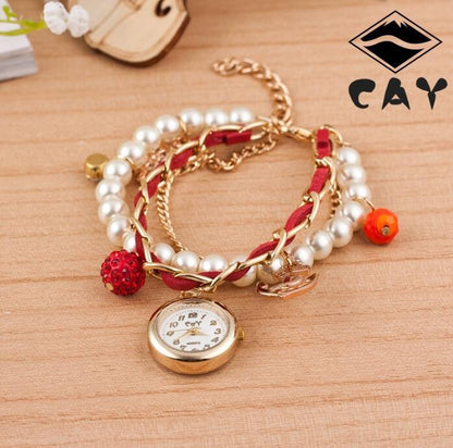 Women’s  Anchor Circle Bracelet Watch