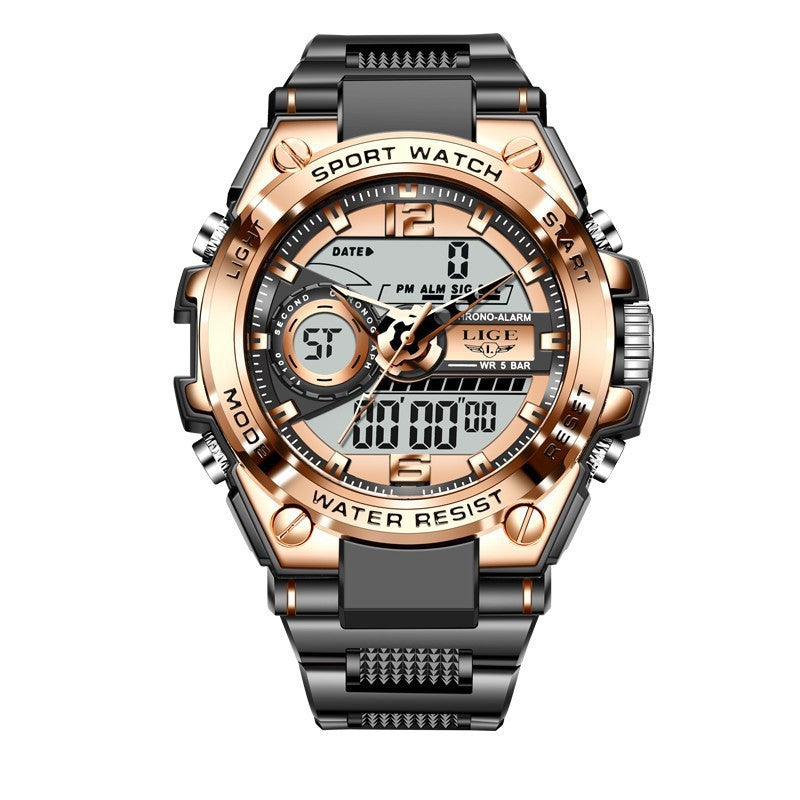 Luxury Quartz Waterproof Watch with Luminous Dial