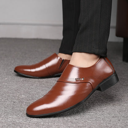 Men’s Casual Leather Pointed Toe Shoes