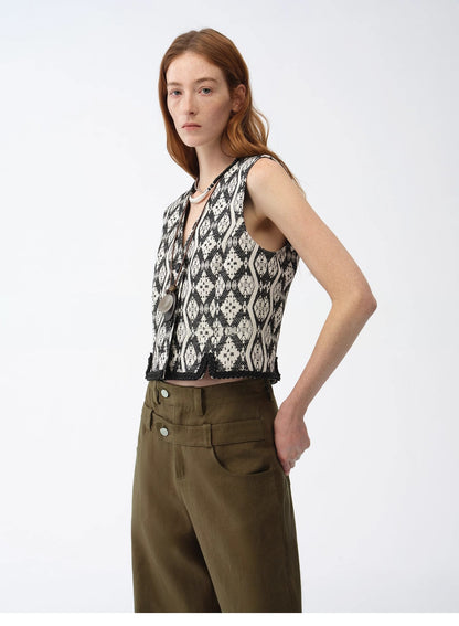Velgrana Jacquard Heritage Vest