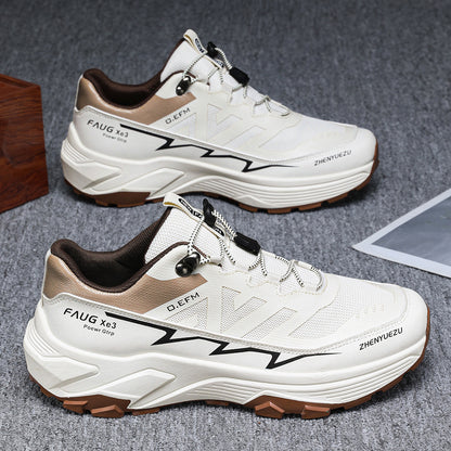 Men’s Color block Sneakers – Outdoor Hiking & Casual Sports Shoes