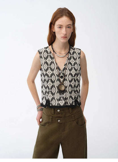 Velgrana Jacquard Heritage Vest