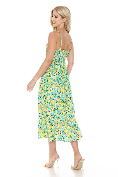 Women Floral Maxi Dress