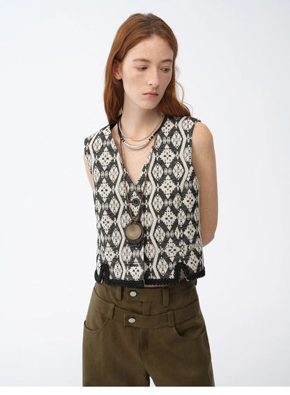 Velgrana Jacquard Heritage Vest