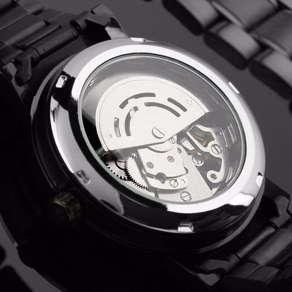 Men’s All-Black Automatic Mechanical Fashion Watch