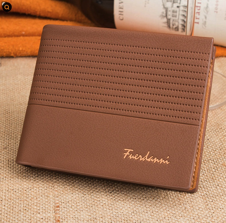 Men’s Bifold Leather Wallet – Credit Card & ID Holder Billfold Purse
