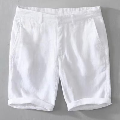 Men's Casual Solid Color Pants Breathable Shorts