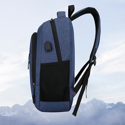 Oxford Cloth Backpack – Large Capacity Laptop Bag for Casual Daily Commuting