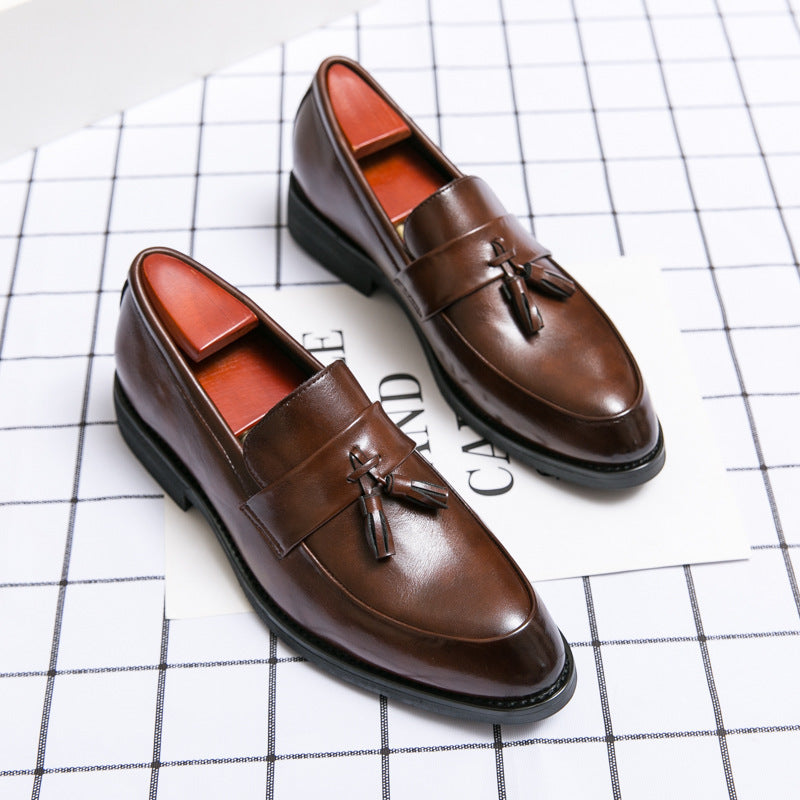 Men’s Classic Tassel Leather Loafers – Casual, Wedding & Formal Dress Shoes