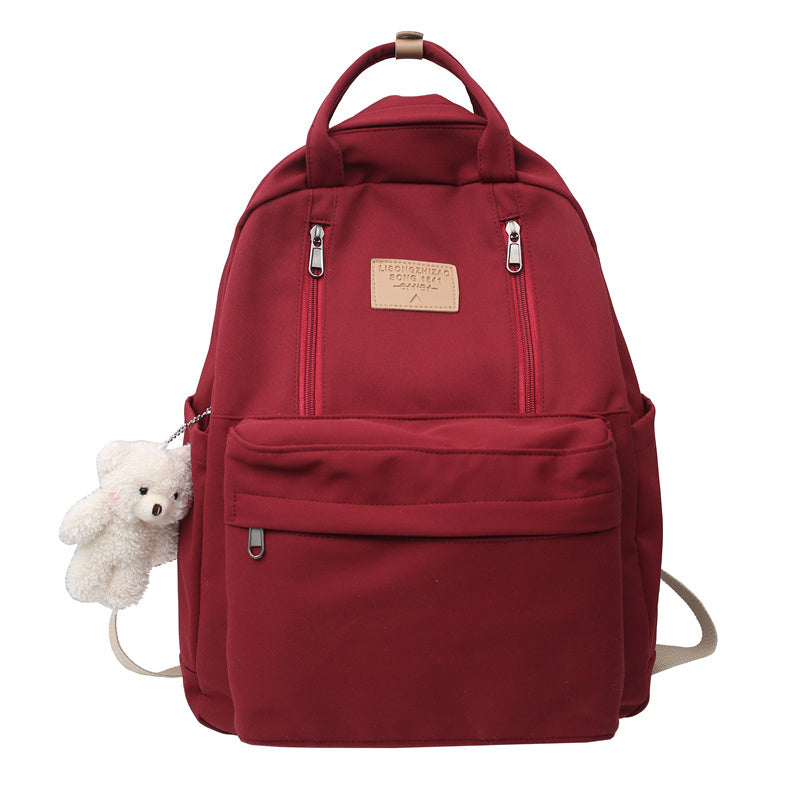 Cool School Backpack – Double Zipper Tote Bag for Students