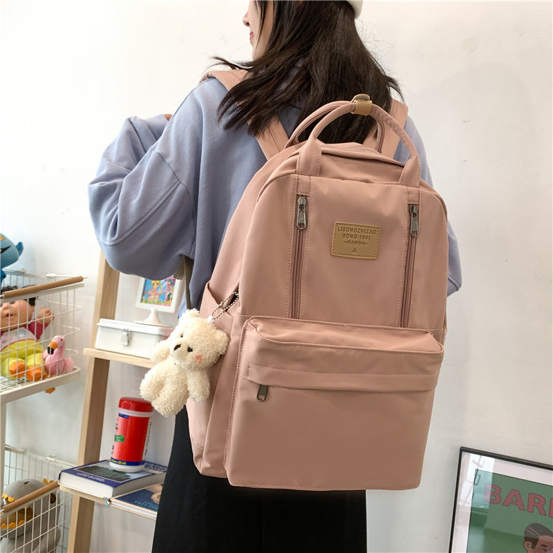 Cool School Backpack – Double Zipper Tote Bag for Students