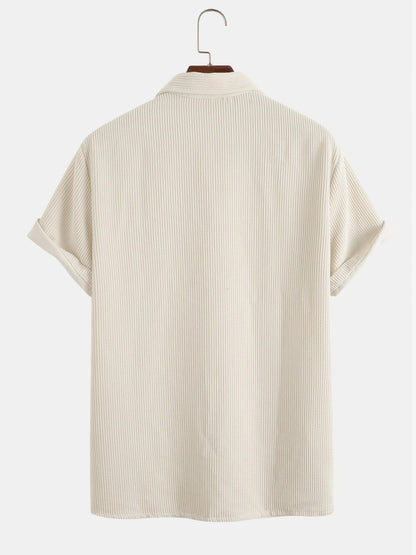 Fashion Personality Men's Corduroy Shirt