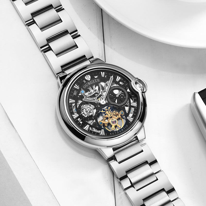 Hollow Mechanical Waterproof Watch