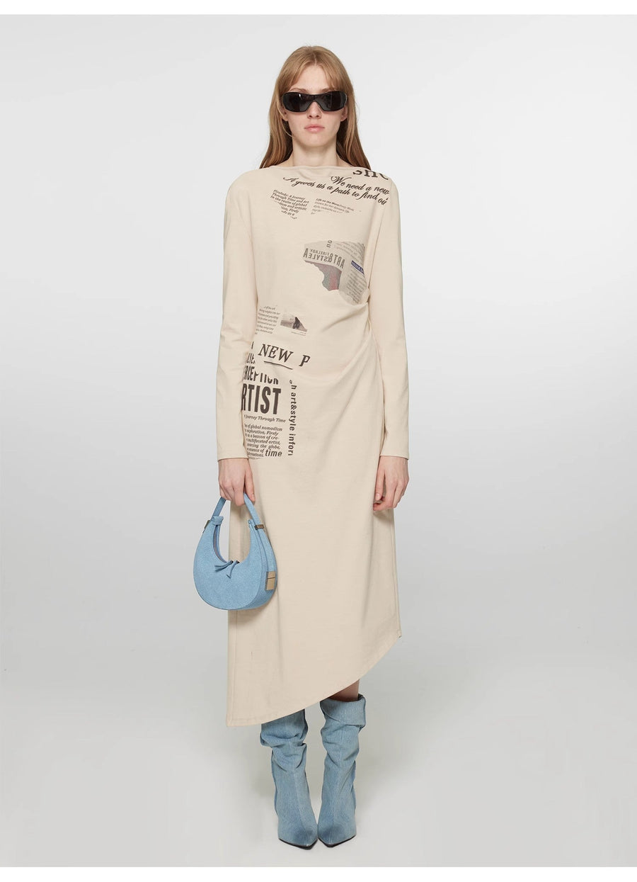 City Frame Bias-Cut Dress