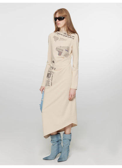 City Frame Bias-Cut Dress