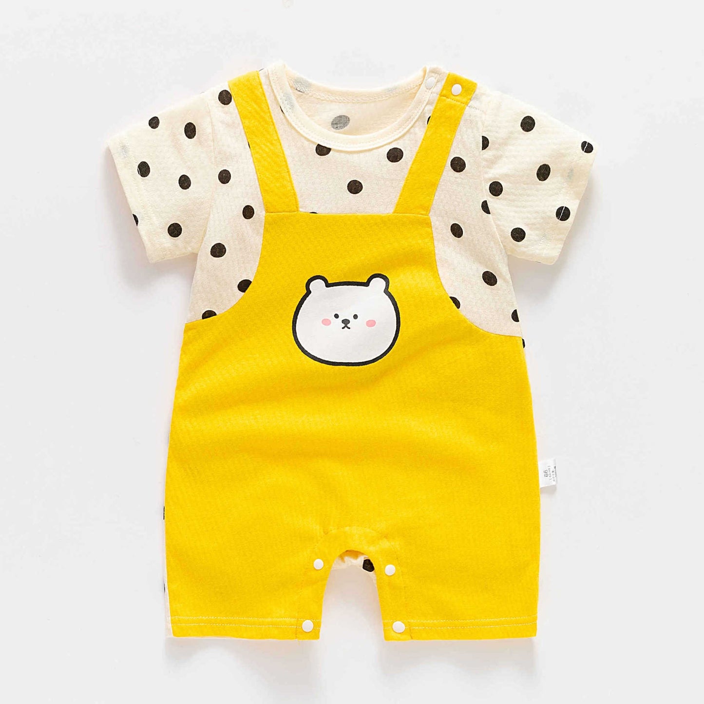 Baby Boys’ Summer Jumpsuit – Thin Cotton Short Sleeve Toddler Clothes