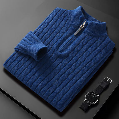 Diamond Lattice Sweater For Men
