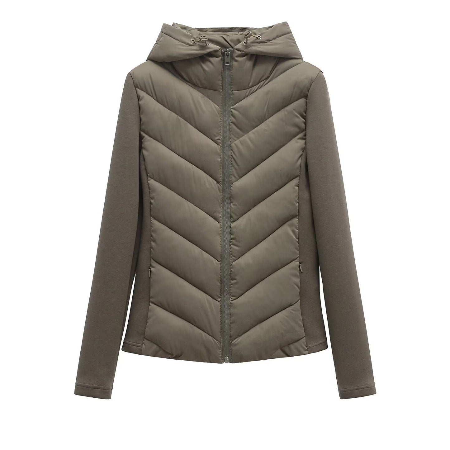 Autumn And Winter New Slim Fit Slimming Hooded Cotton Coat Jacket