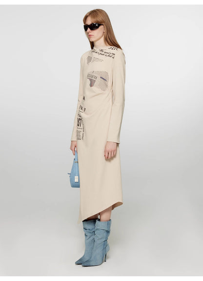 City Frame Bias-Cut Dress