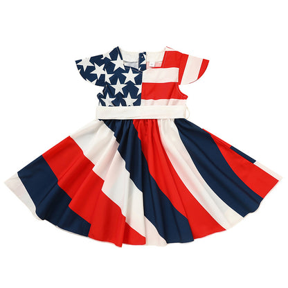 American Flag Twirl Dress