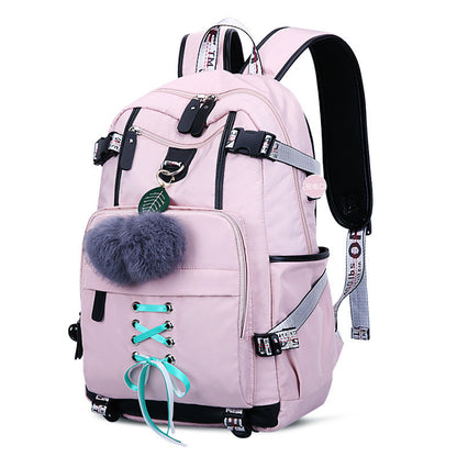 Women’s Laptop Backpack – USB Charging Waterproof Computer Bag